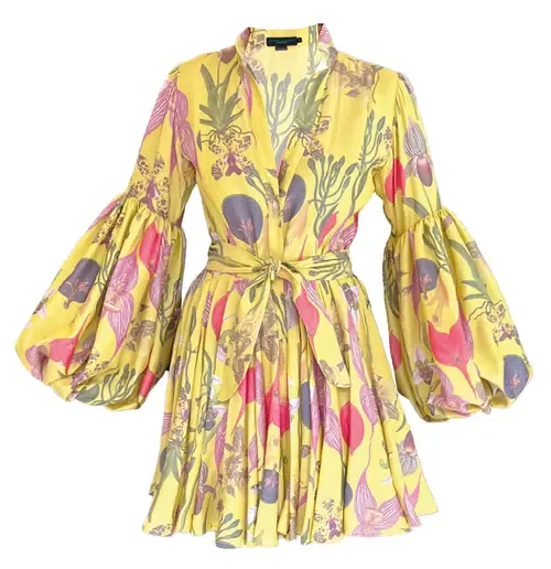 Carta Y Letra Dress by NO PISE LA GRAMA