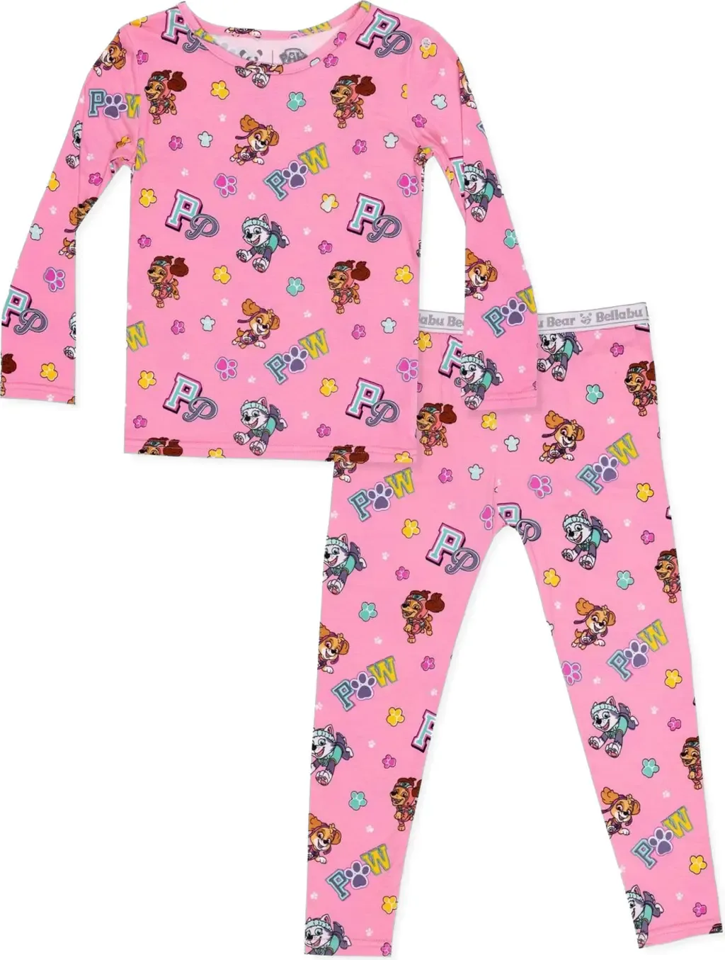 PAW Patrol Varsity Pink Set of 2 Piece Pajamas by Bellabu Bear