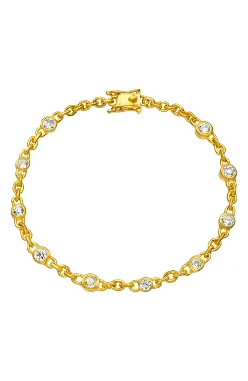 Diamond Fairy Chain Bracelet in Yellow Gold by Darius