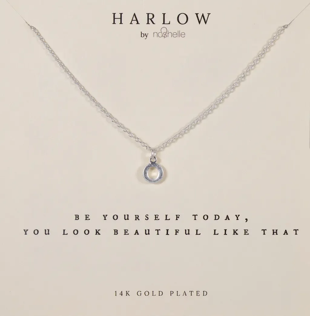 Initial Charm Necklace by Nashelle