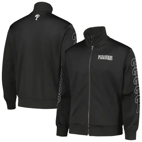 Pleasures Philadelphia Phillies Pitcher Full-Zip Track Jacket by PLEASURES