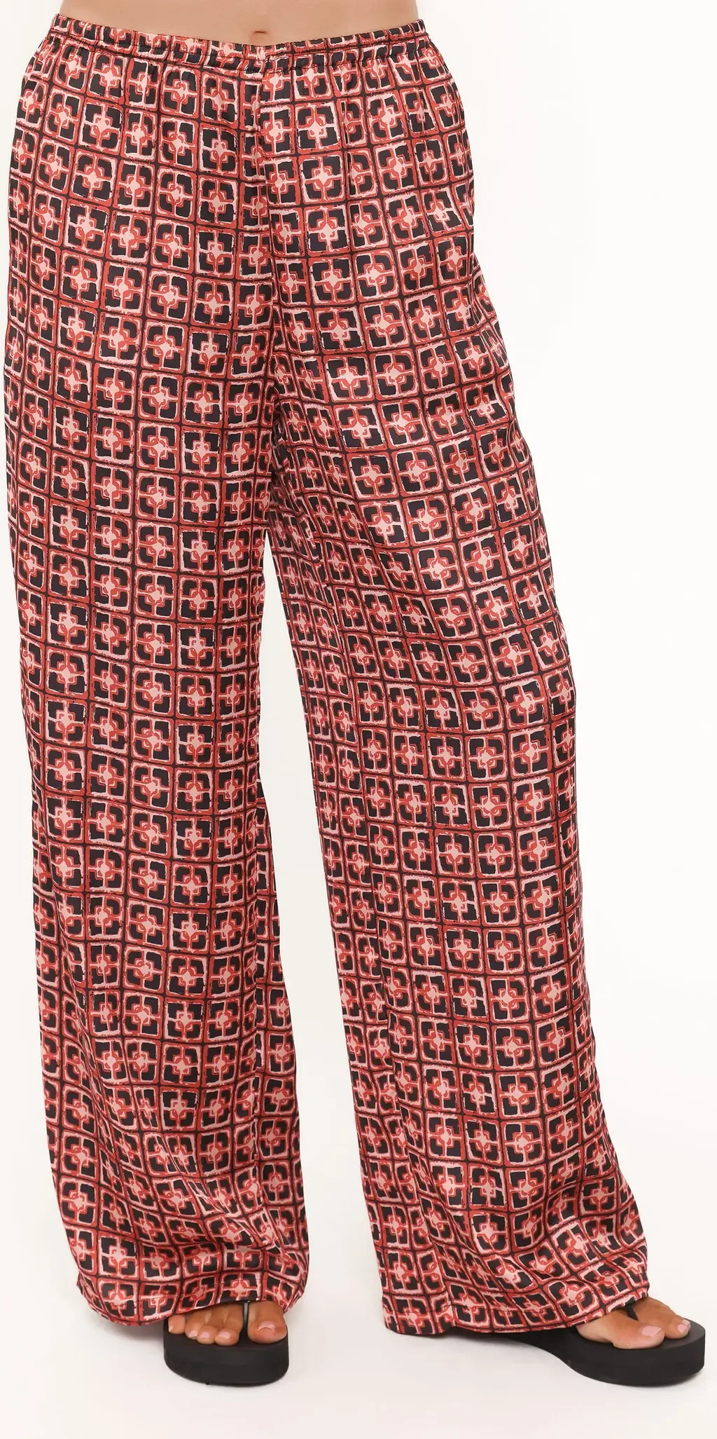 Lexi Elastic Waist Wide Leg Pants by Petal & Pup