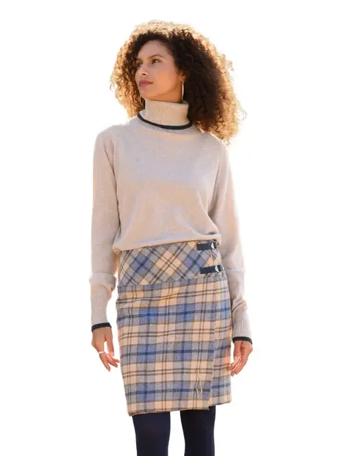 Geelong Wool Slouch Turtleneck Sweater by Celtic & Co.