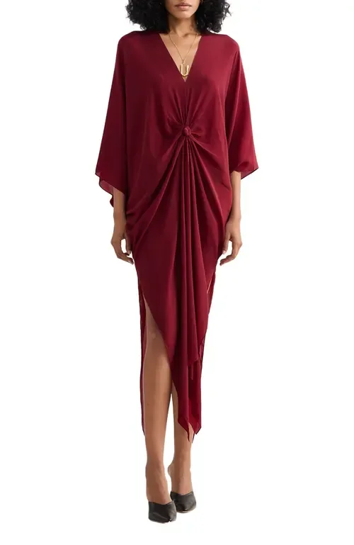 Front Twist Kaftan Dress by Reistor
