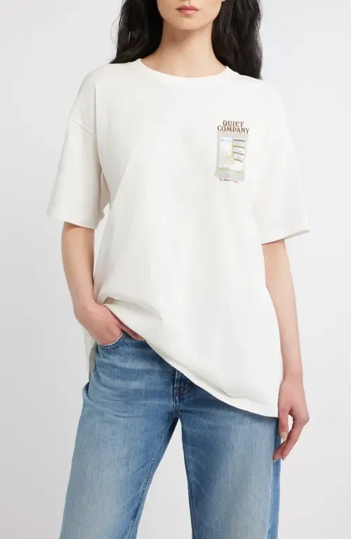 Quiet Company Graphic T-Shirt by Damson Madder