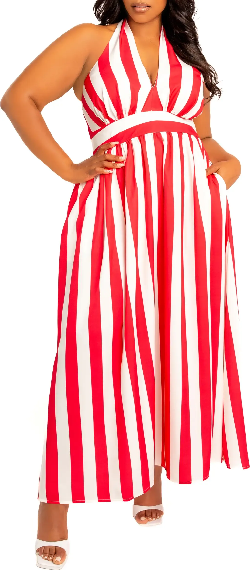 Halter Maxi Dress by BUXOM COUTURE