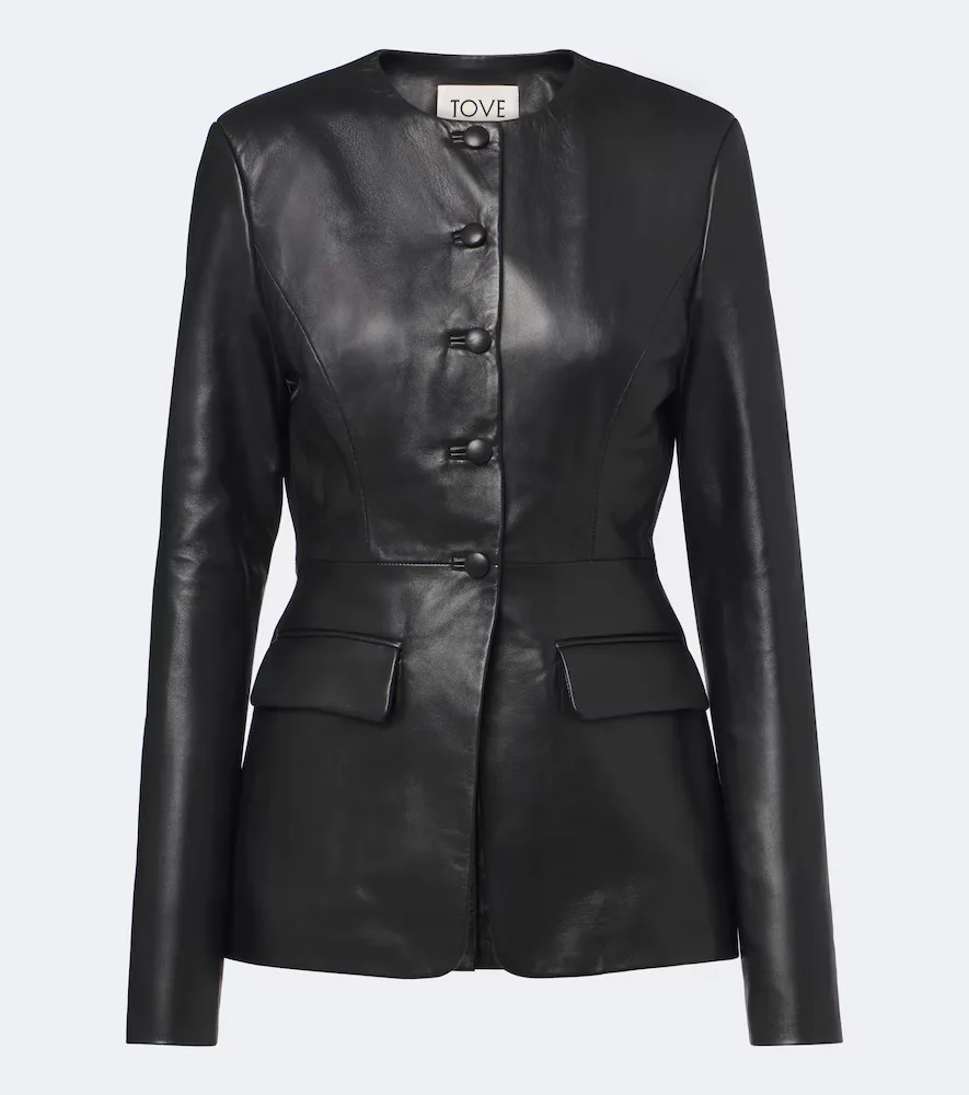 Jed Leather Jacket by Tove