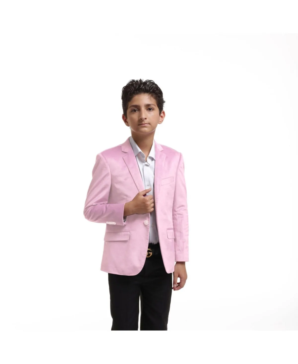 Slim Fit Velvet Jacket by Elie Balleh