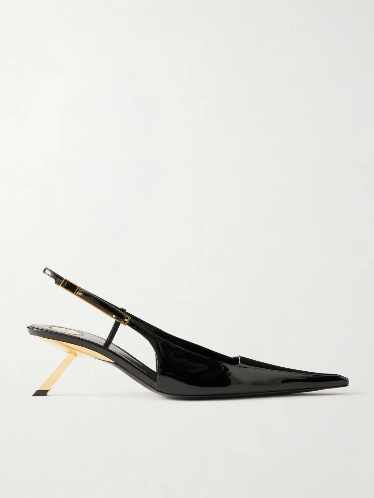 - Lee Patent-leather Slingback Pumps -