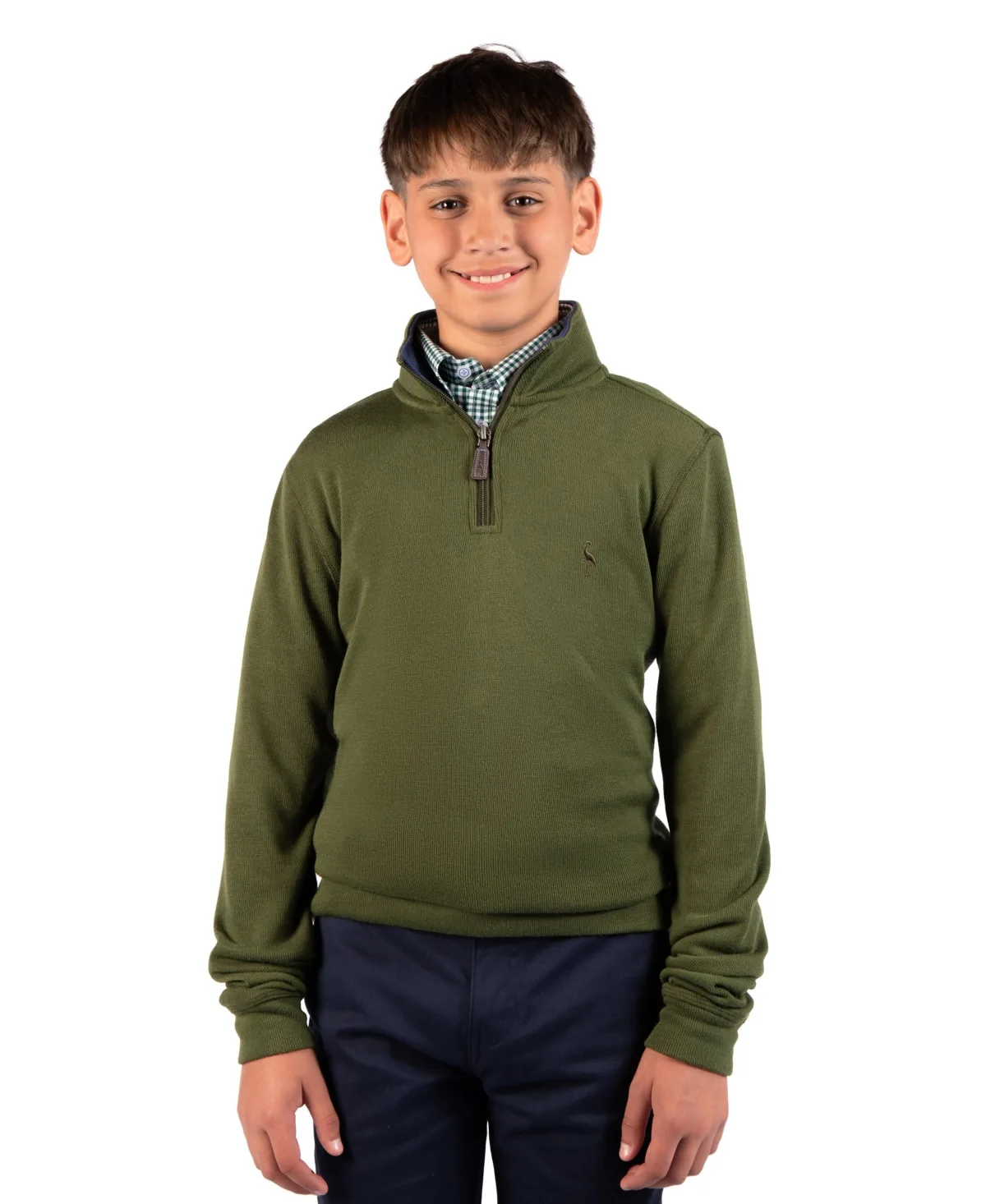 French Rib Quarter Zip by Tailorbyrd