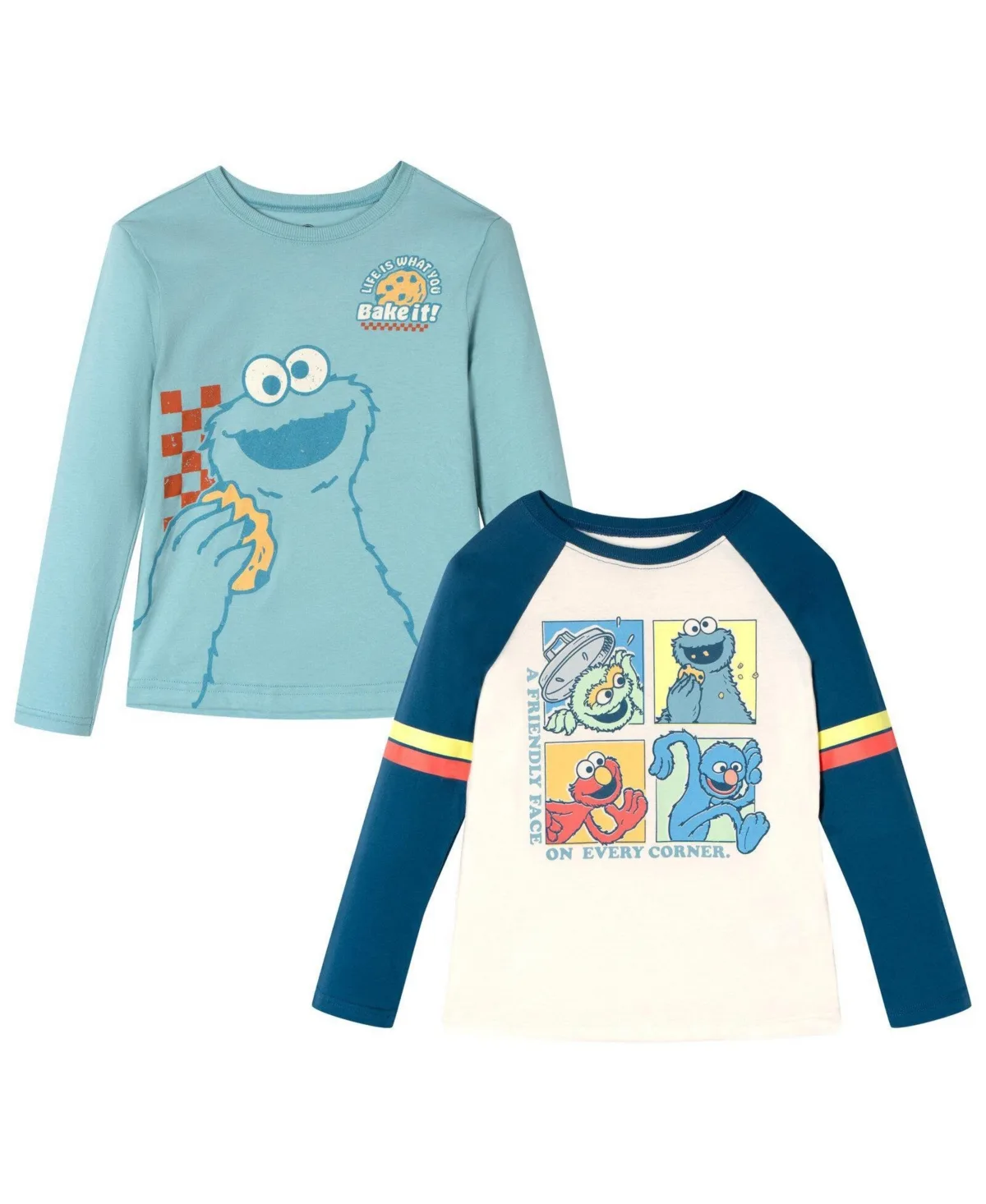 2-Piece Long Sleeve Tee Set by Sesame Street