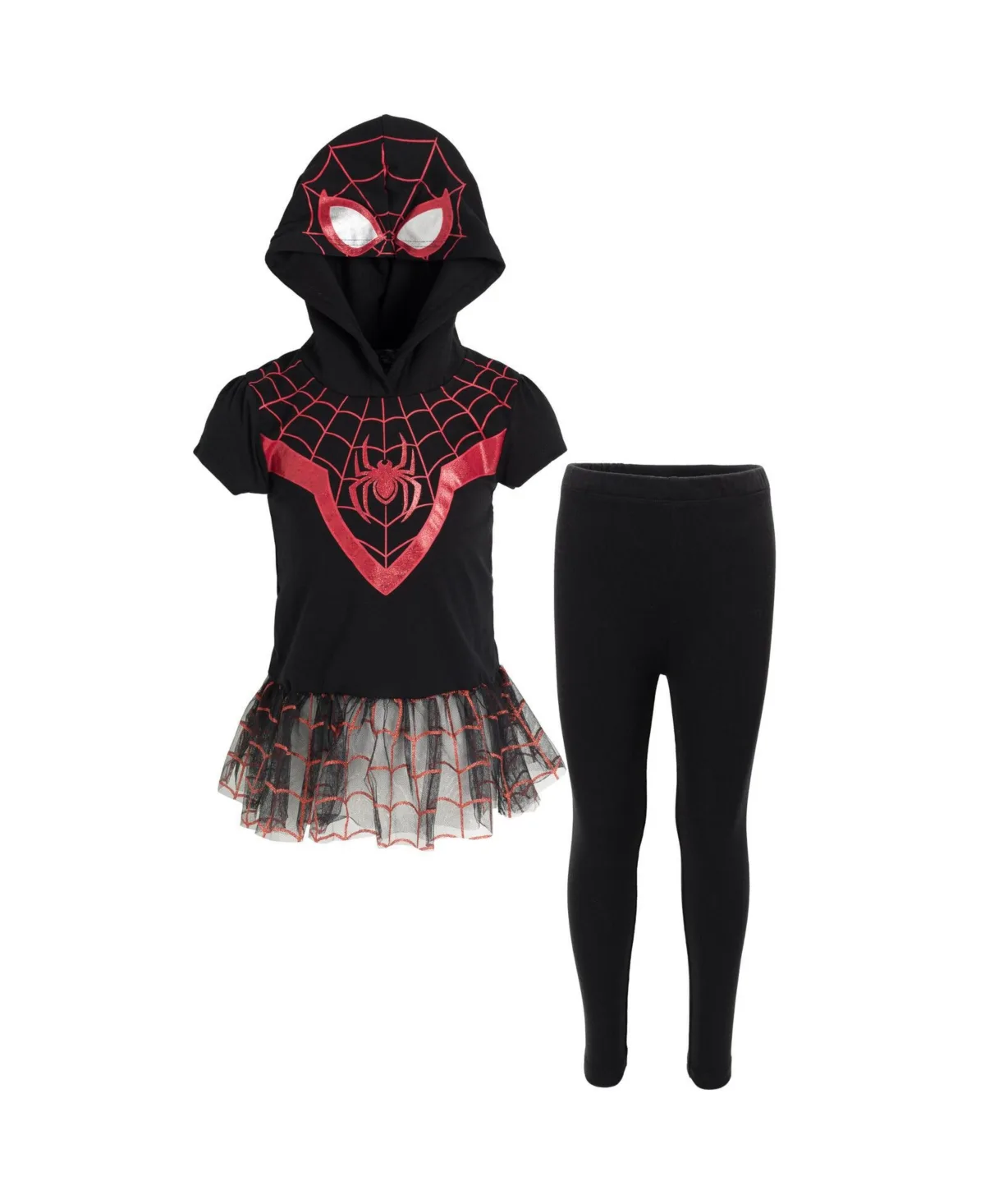 Avengers Spider-Man Spider-Gwen Captain America Cosplay T-Shirt and Leggings by Marvel