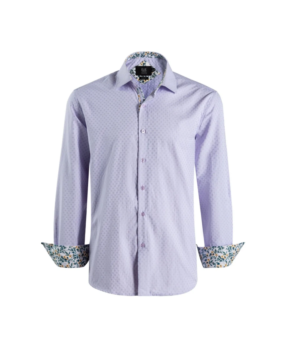 Slim Fit Jacquard Dot Shirt by Elie Balleh
