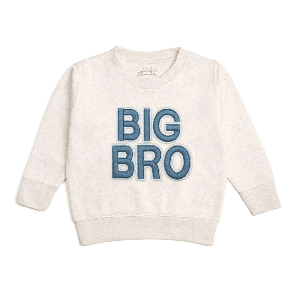 Bro Embroidered Patch Sweatshirt by Sweet Wink
