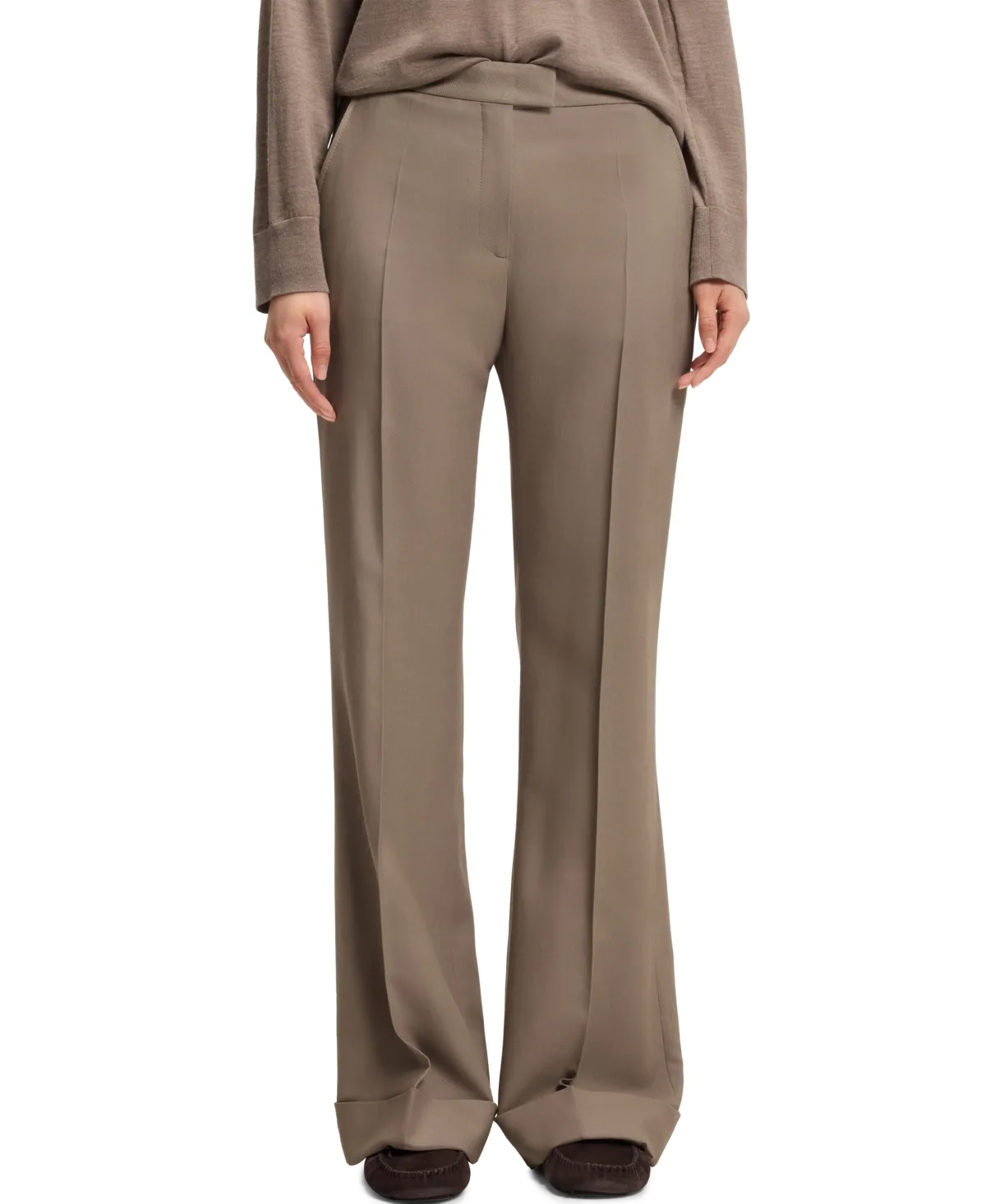 Talia5 High-Rise Stretch Flared Pants