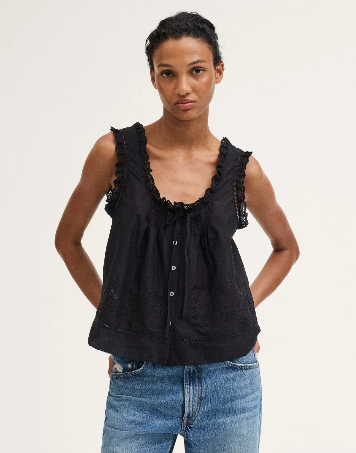 The Leah Top in 100% Cotton by MW
