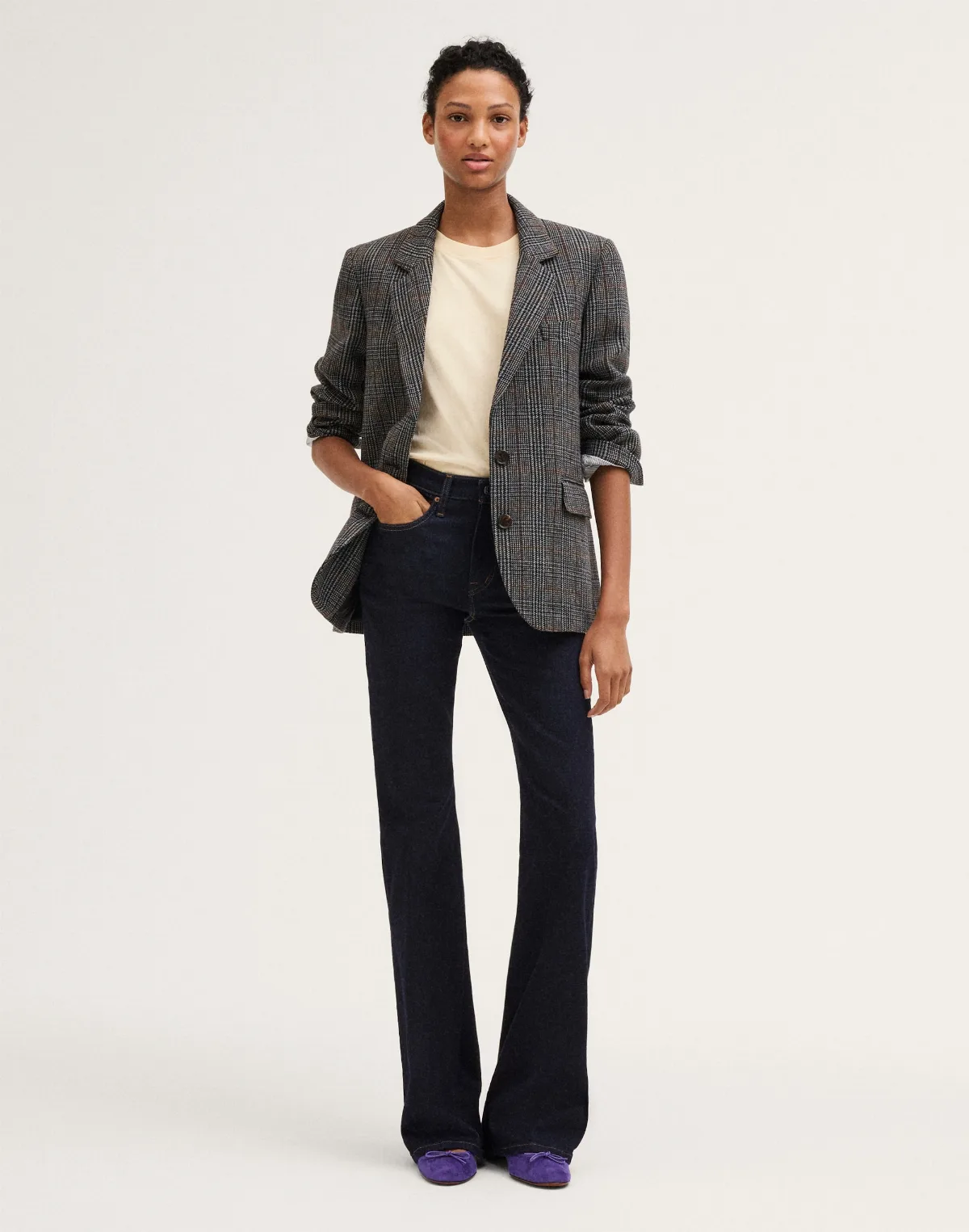 The Flare Jean in Super Stretch Denim by MW