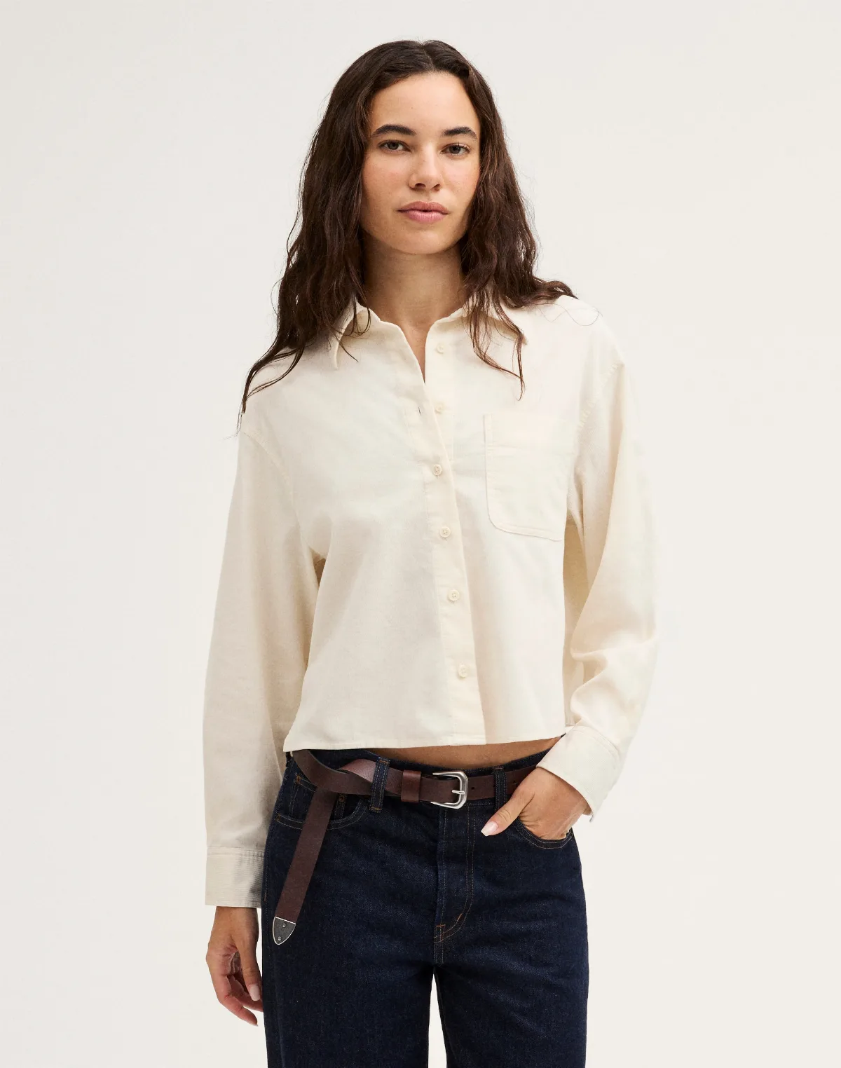 The Boxy Easy Shirt in 100% - Cotton Corduroy Canvas by MW