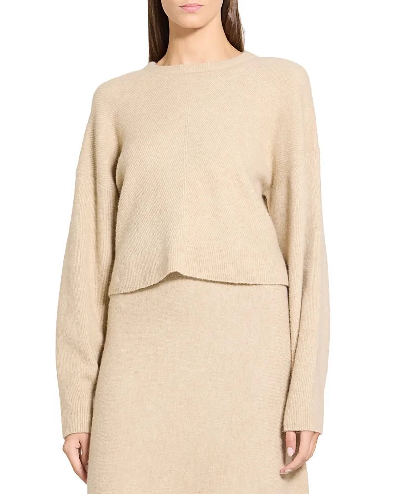 Astor Merino Wool & Cashmere Crewneck Sweater by Theory