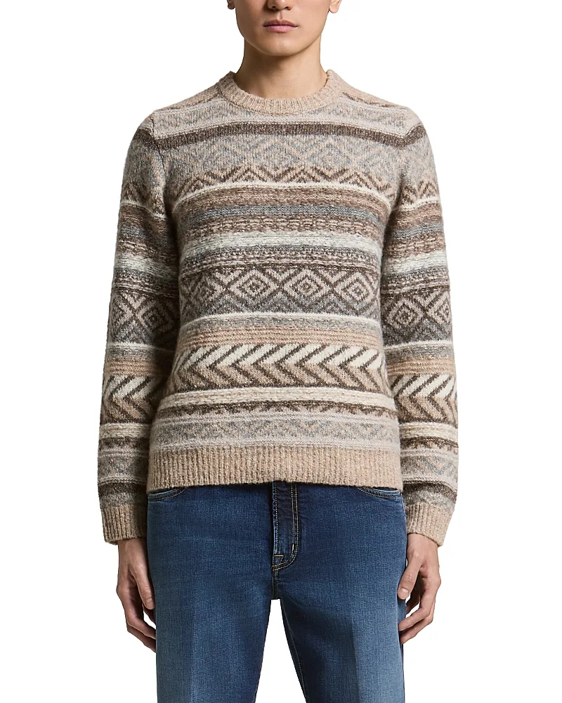 Alpaca Blend Fair Isle Pullover