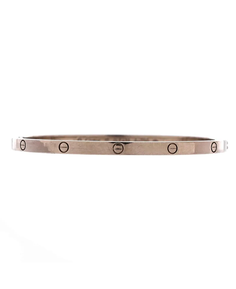 Pre-Owned Cartier Small Love Bracelet 18K White Gold