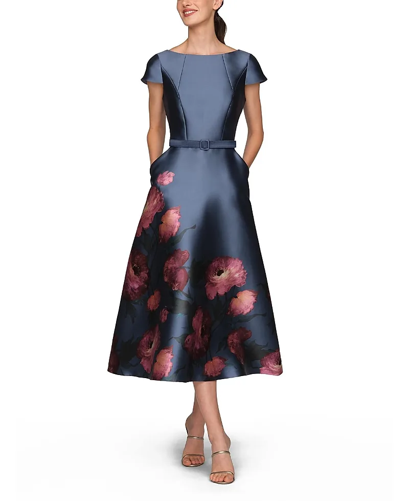 Ina Tea Length Dress by Kay Unger