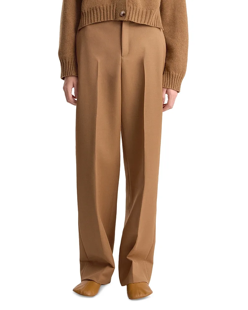 Aris Wool Tailored Wide Leg Trousers
