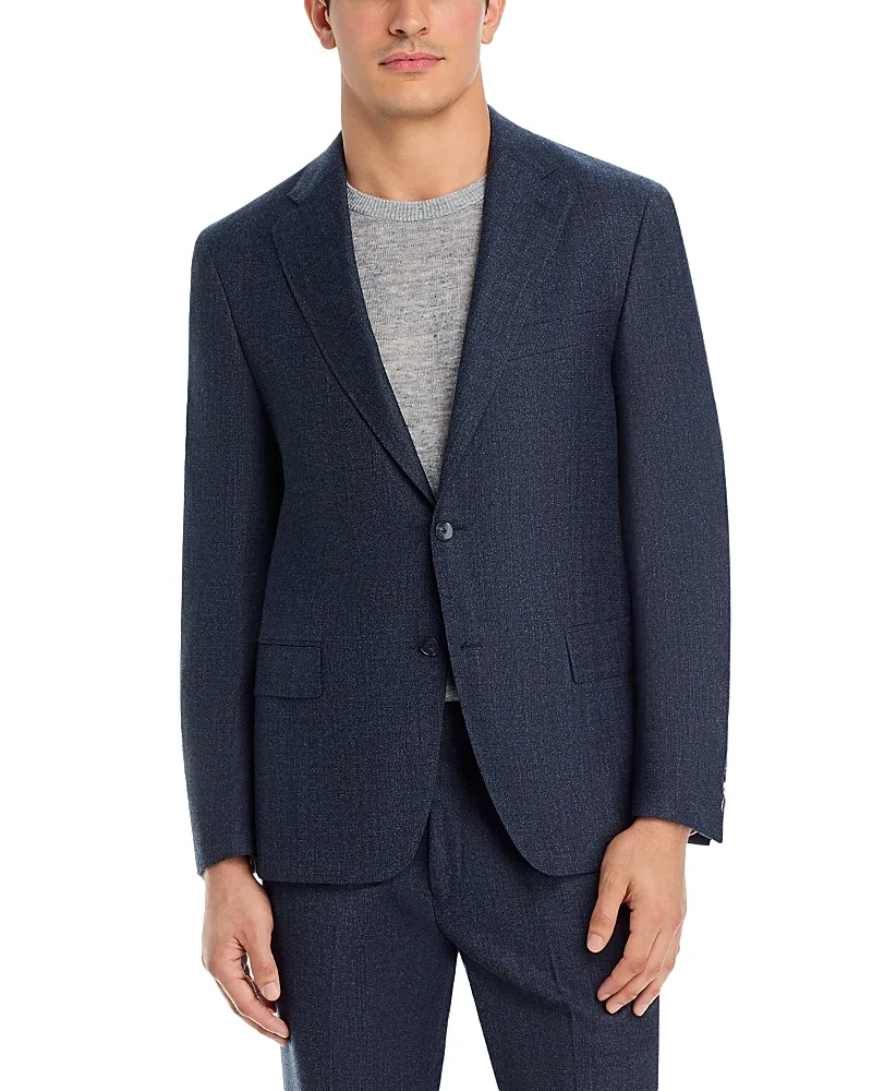Melange Textured Regular Fit Suit Jacket by Vince