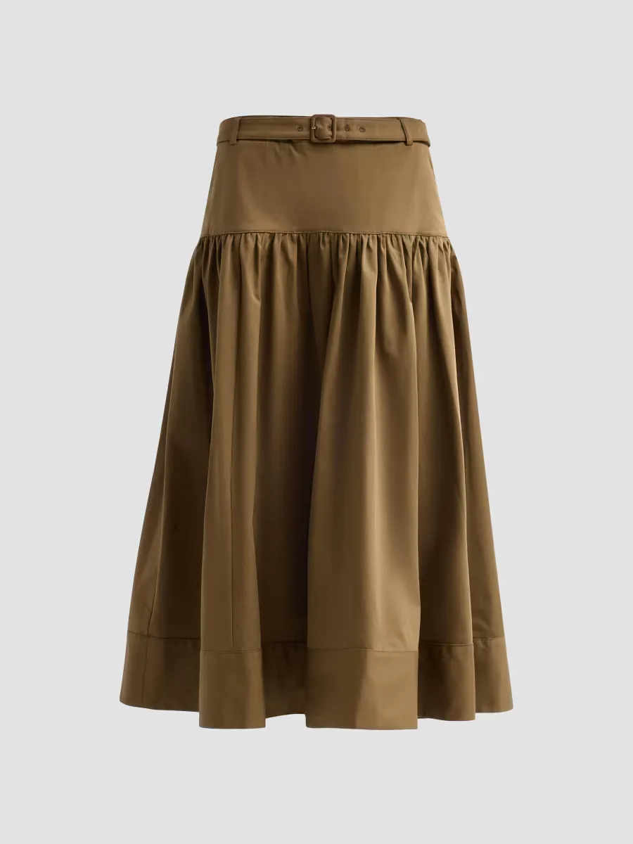 Peri Belted Midi Skirt by Cinq  Sept