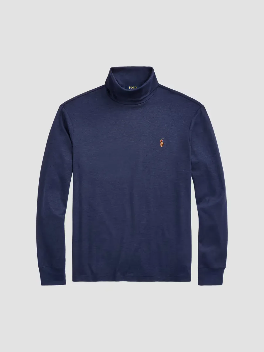 Cotton Turtleneck Long-Sleeve T-Shirt by Polo Ralph Lauren