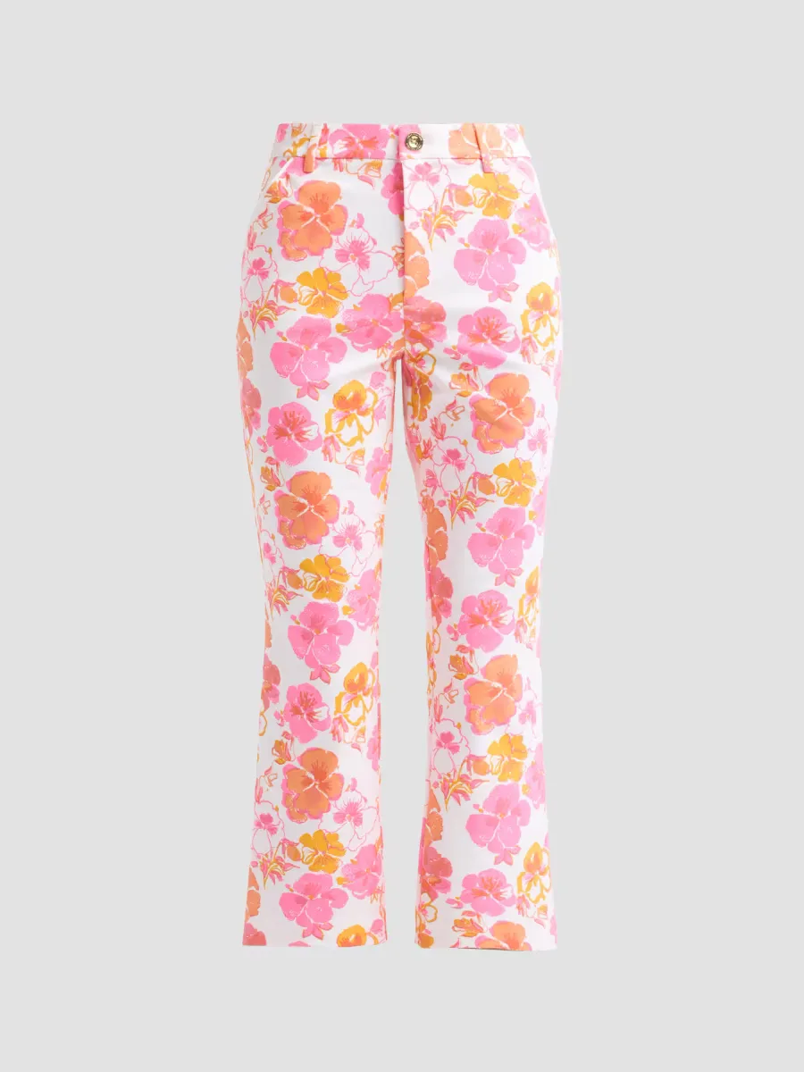 Carwyn Pansy Fansy Flare Cropped Pants