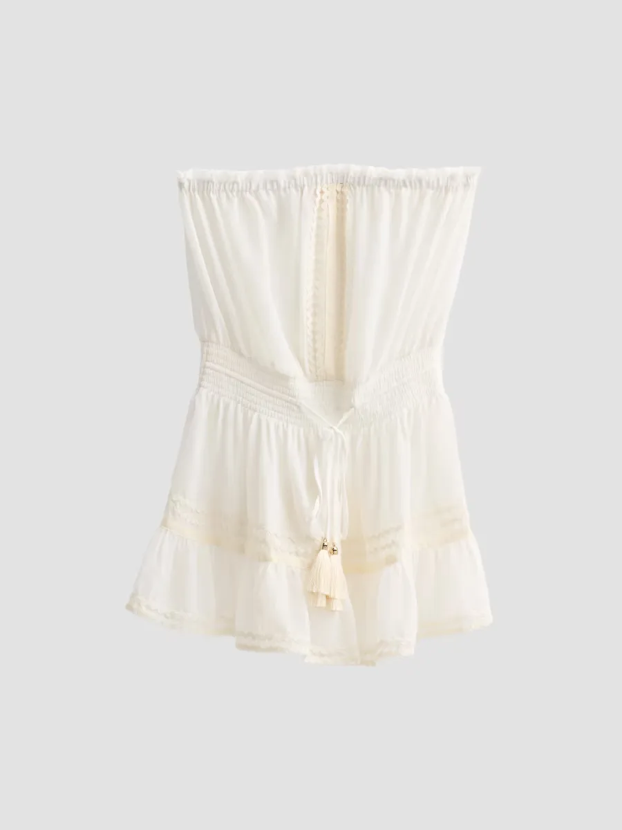 Vilara Embellished Strapless Minidress by Ramy Brook