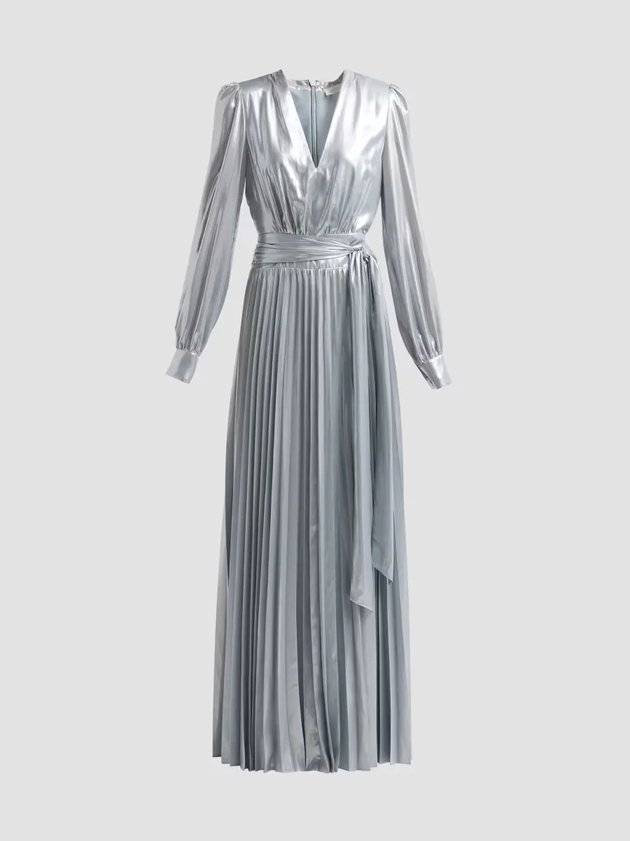 Amora Metallic Lame Maxi Dress by Ramy Brook