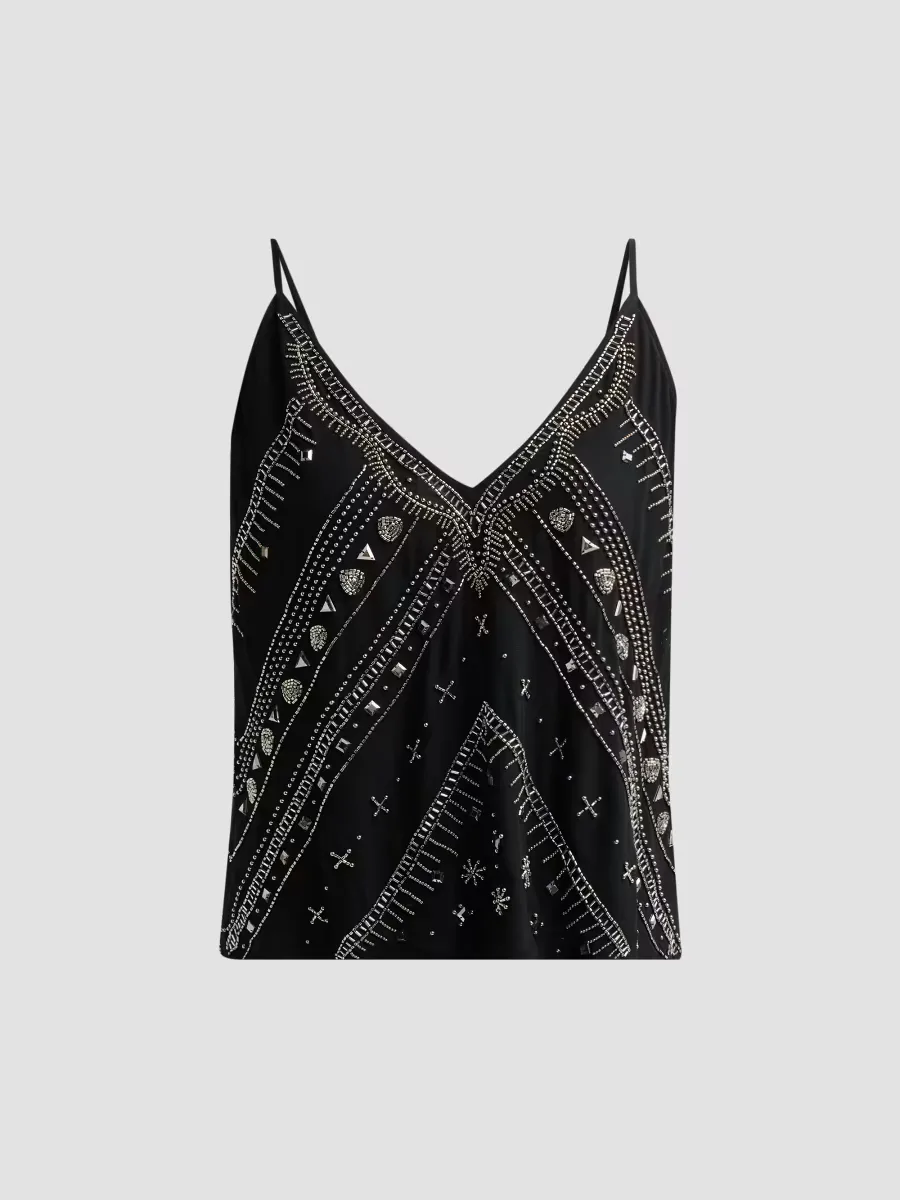Jannie Beaded Tank by Ramy Brook