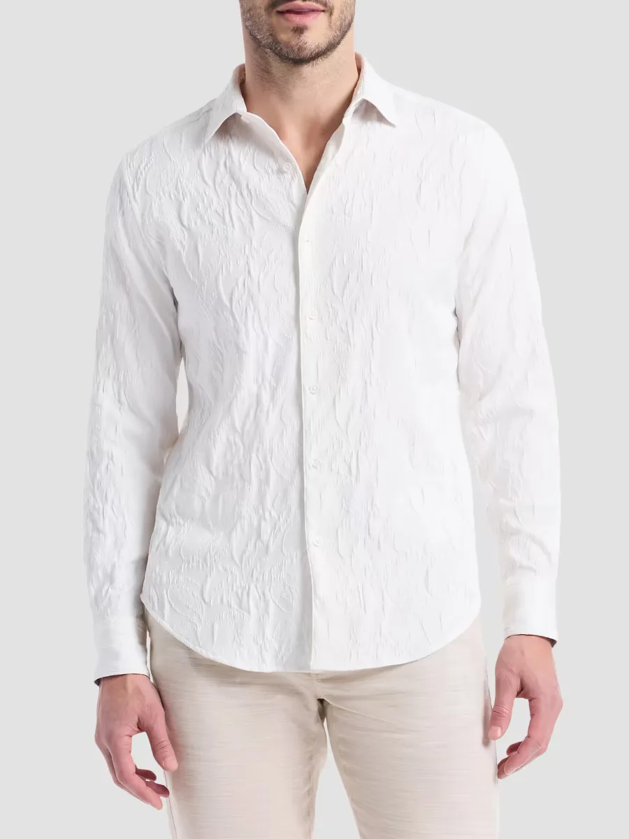 Eucalyptus Jacquard Shirt by Robert Graham