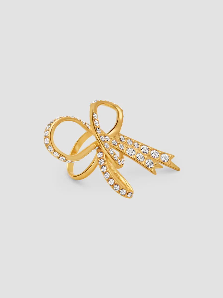 Threaded Bow Ring by Oscar de la Renta