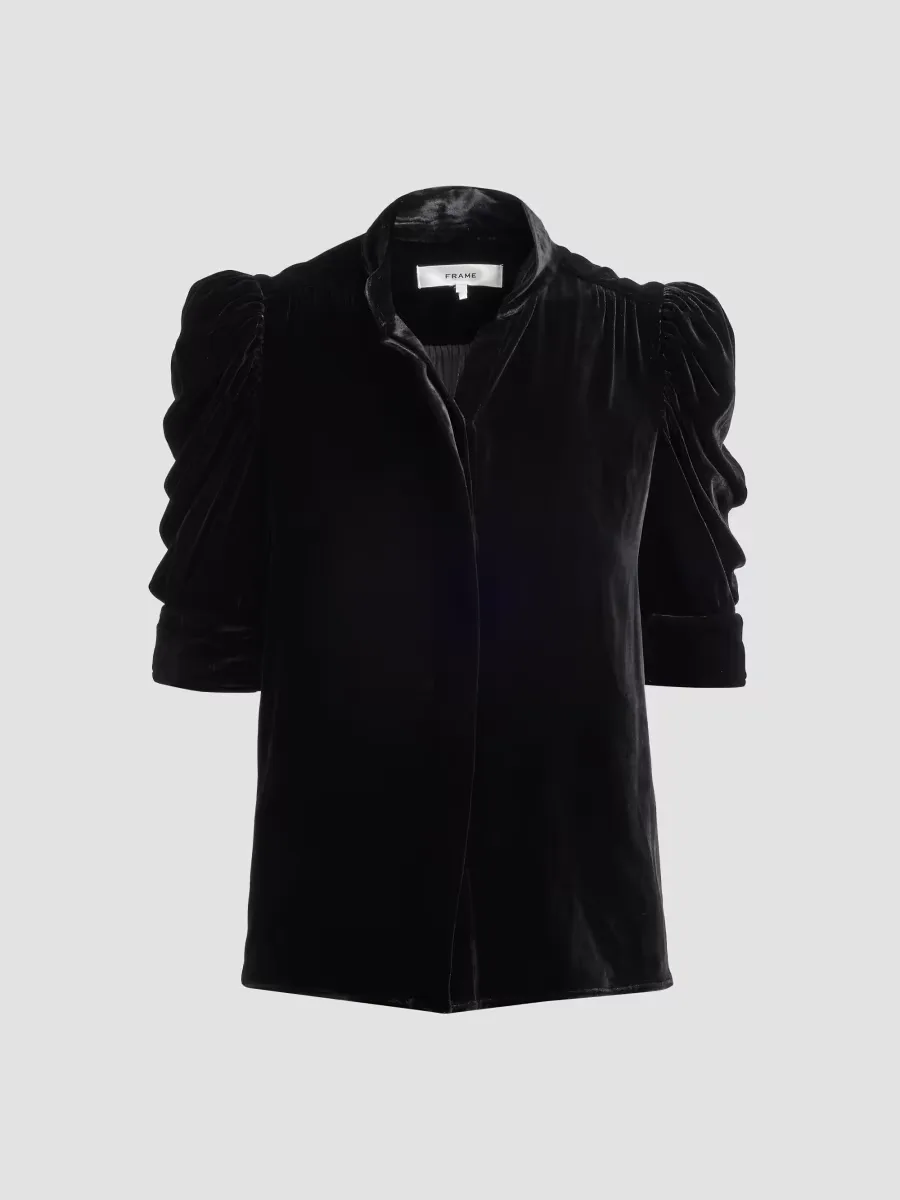 The Gillian Velvet Top by FRAME
