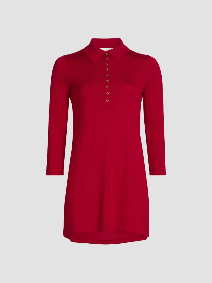 Luell Wool Polo Minidress by Reformation