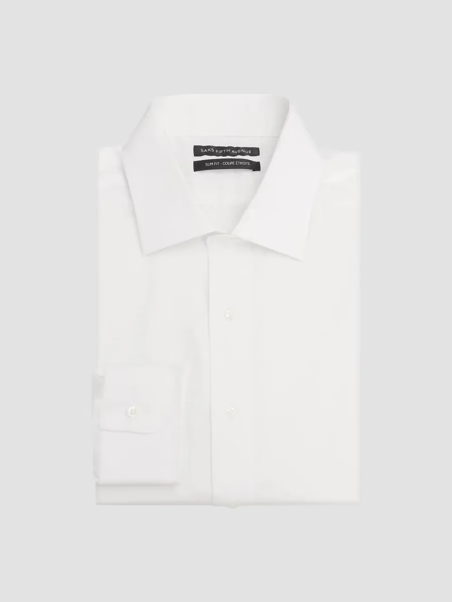 Collection Royal Cotton Slim-Fit Oxford Shirt by Saks Fifth Avenue