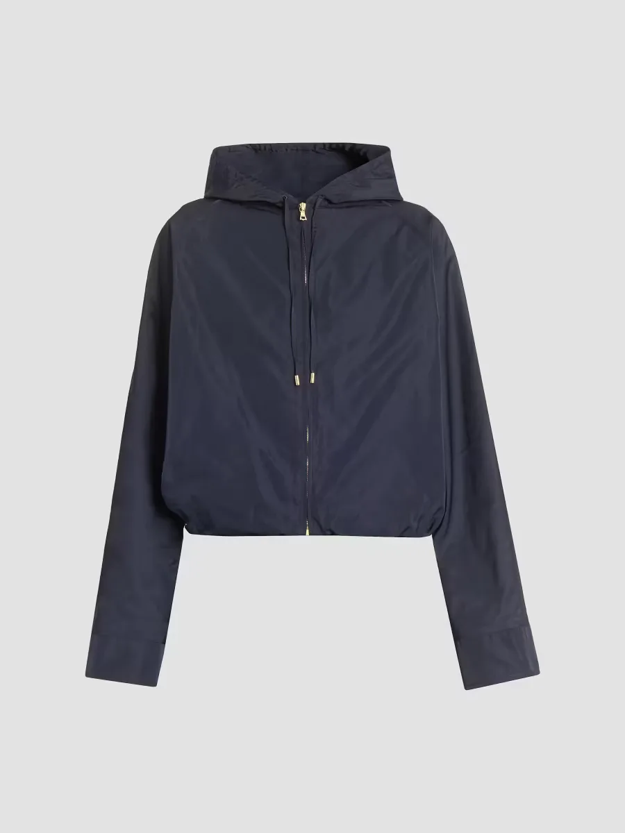 Hooded Windbreaker Jacket by ALAA