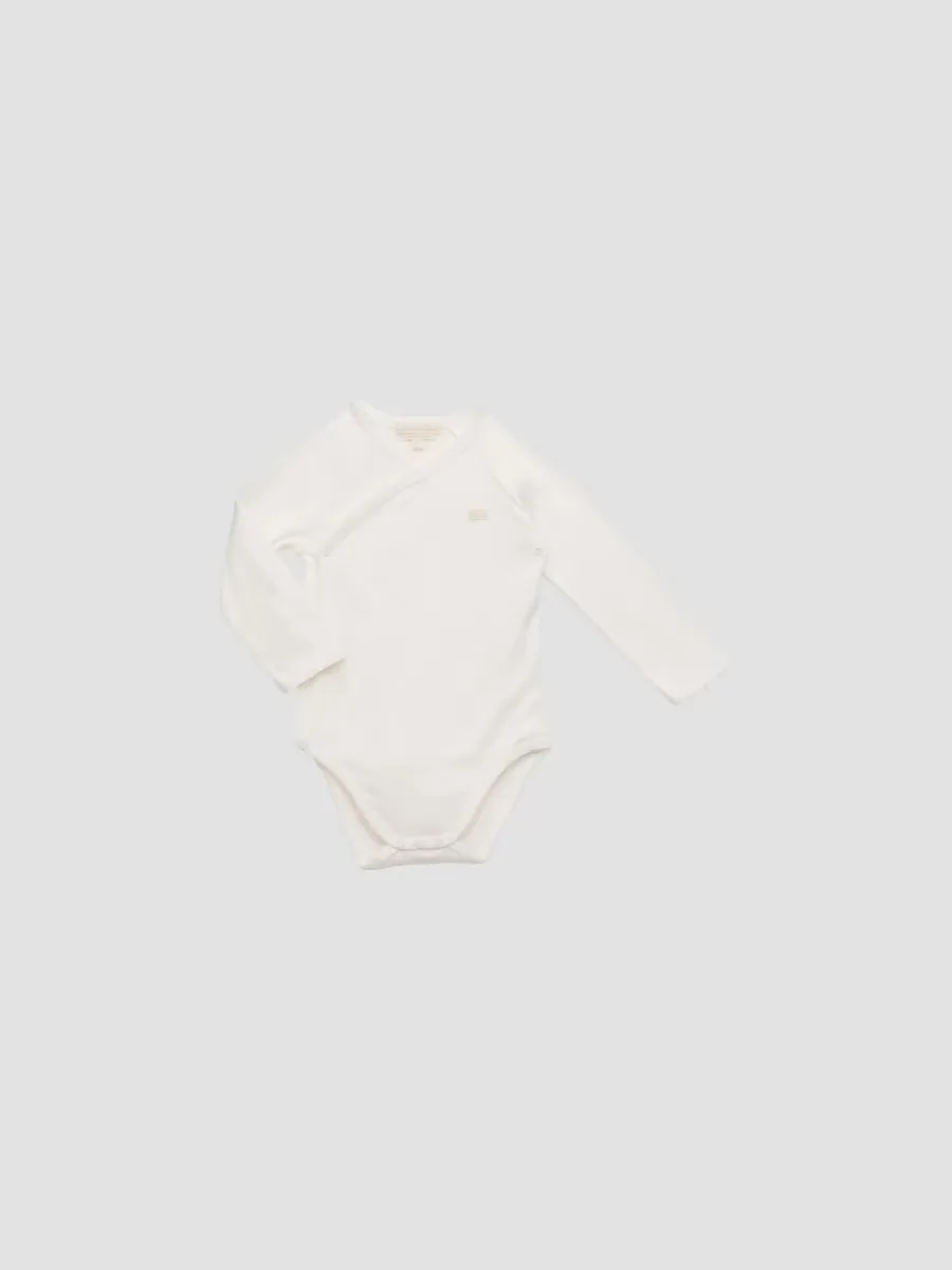 Pointelle Cotton Bodysuit by Marie-Chantal