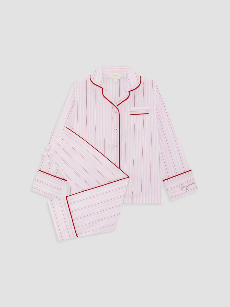 Valentine Striped Pajamas by Marie-Chantal