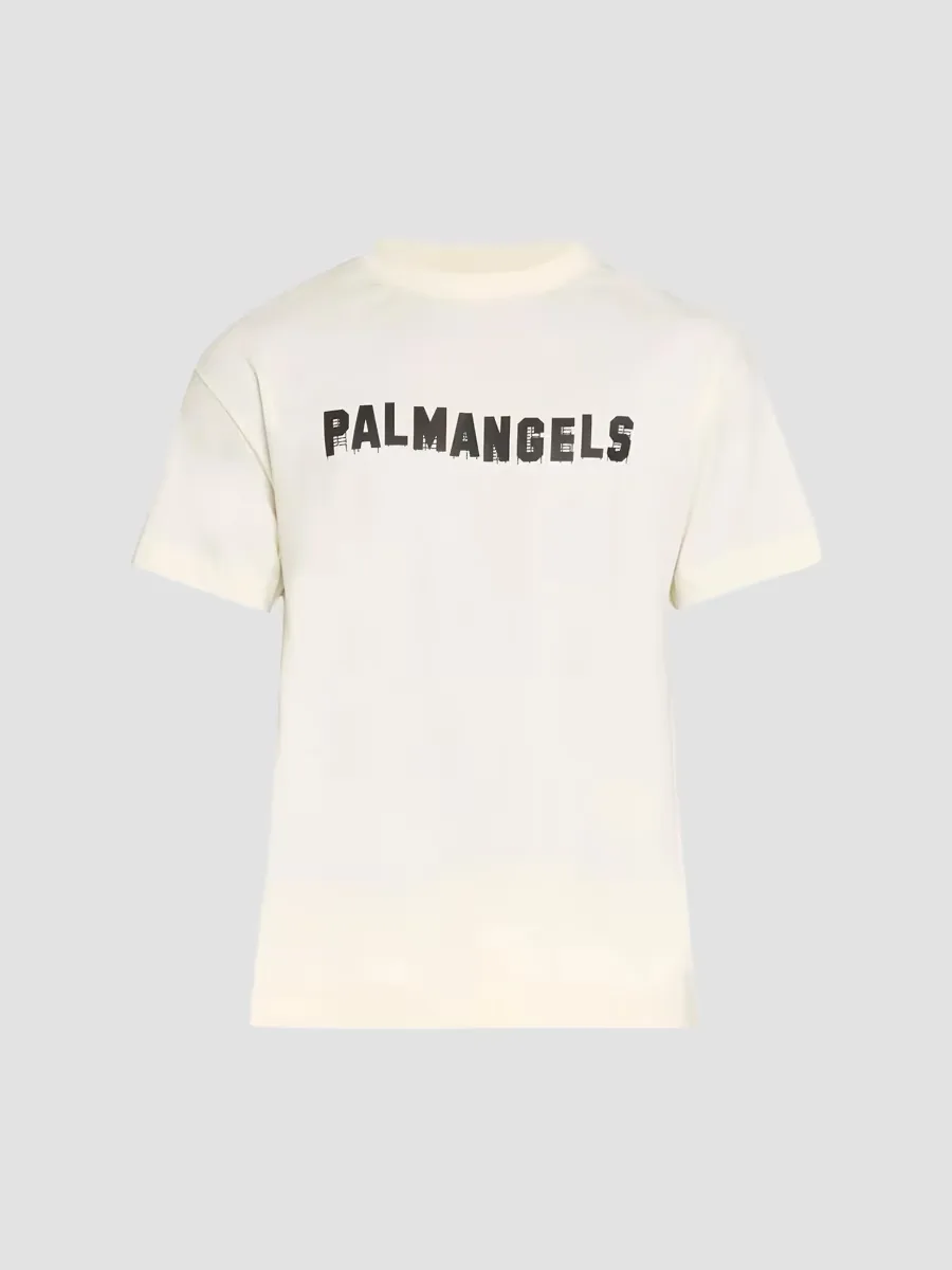 Palm Hills Cotton Crewneck T-Shirt by Palm Angels