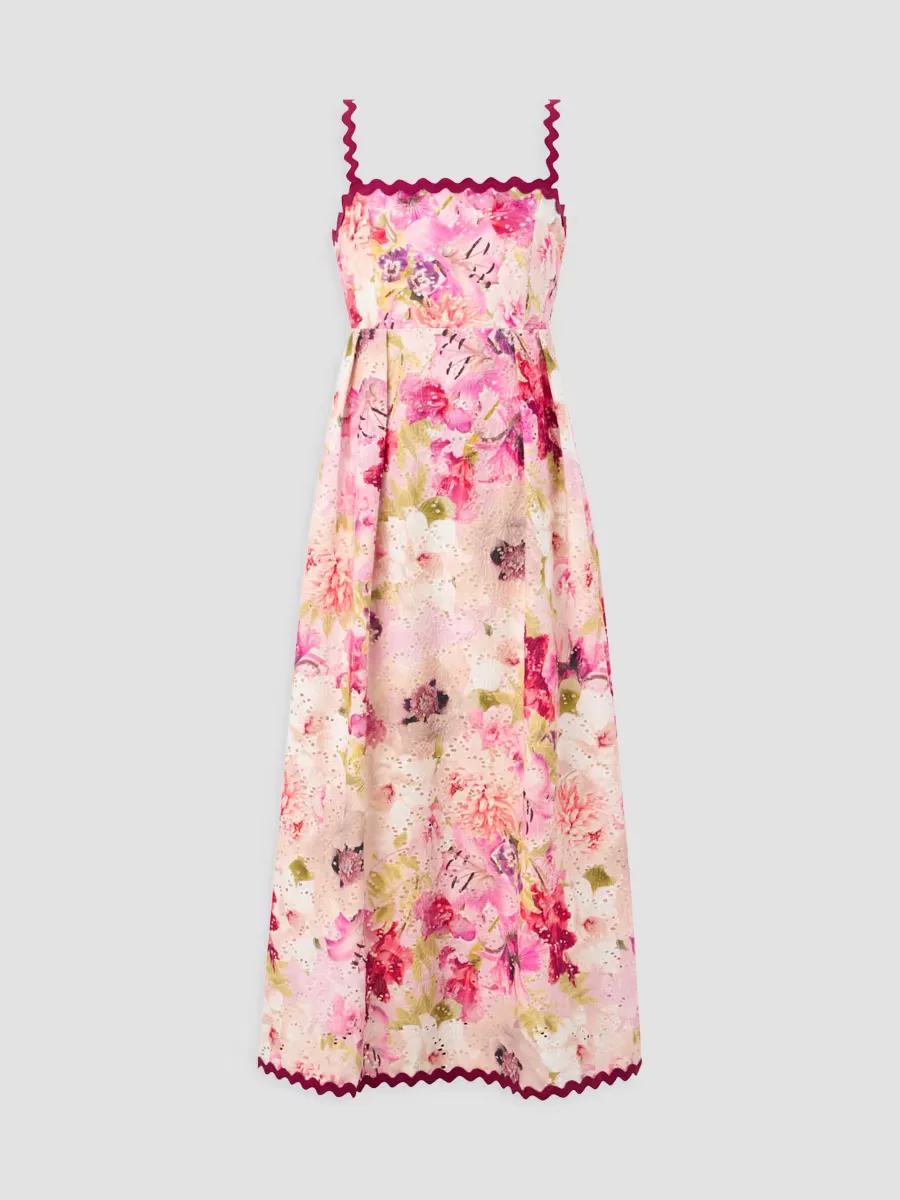 Golden Hour Liana Embroidery Maxi Dress by Marlo