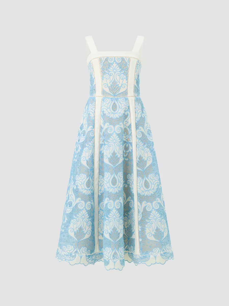 Golden Hour Gisele Embroidered Maxi Dress by Marlo