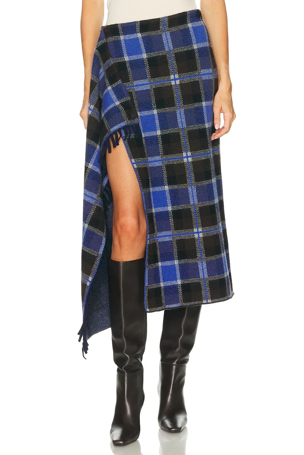 Tartan Wrap Skirt by Guest in Residence