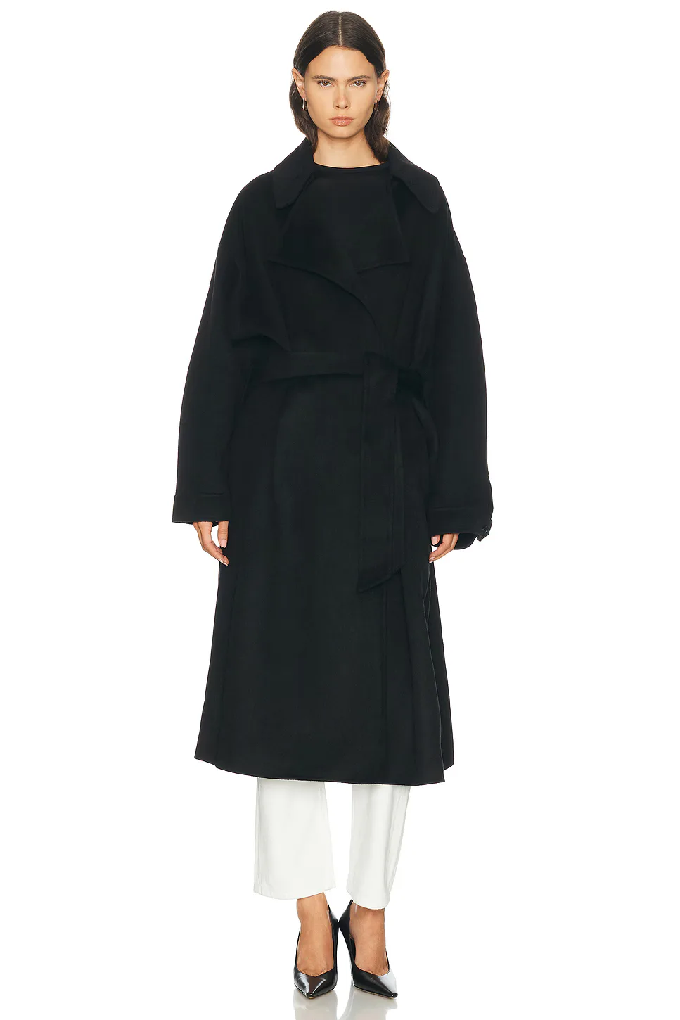 Issen Wool Trench Coat by The Frankie Shop