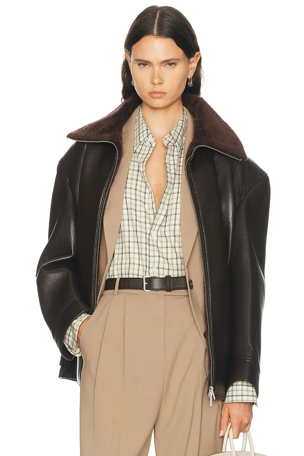 Mountain Faux Leather Jacket