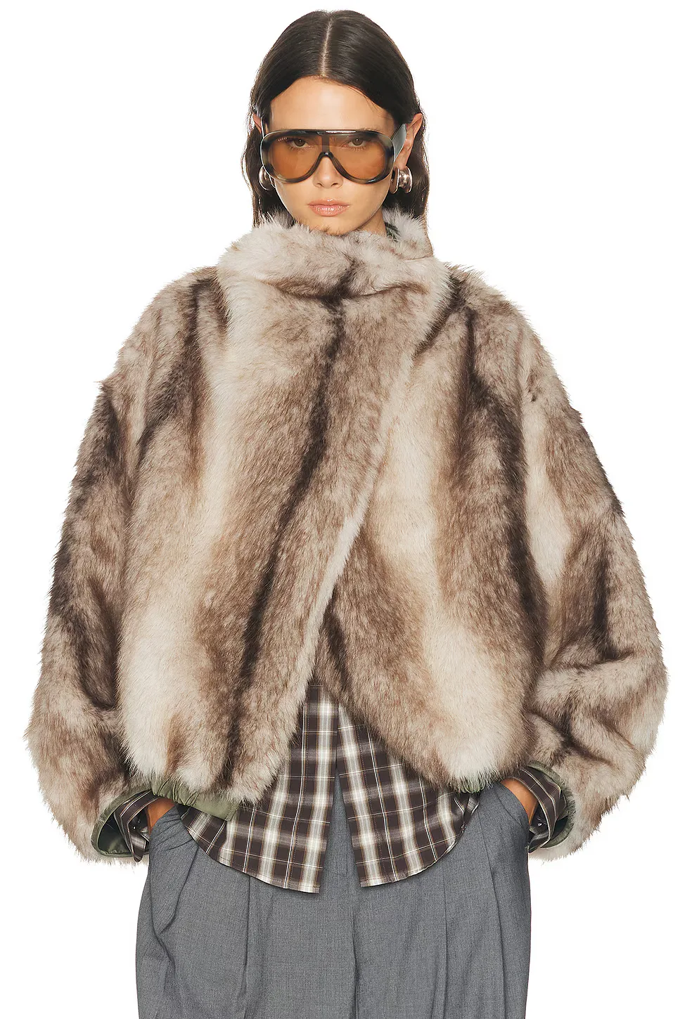 Vera Faux Reversible Short Coat