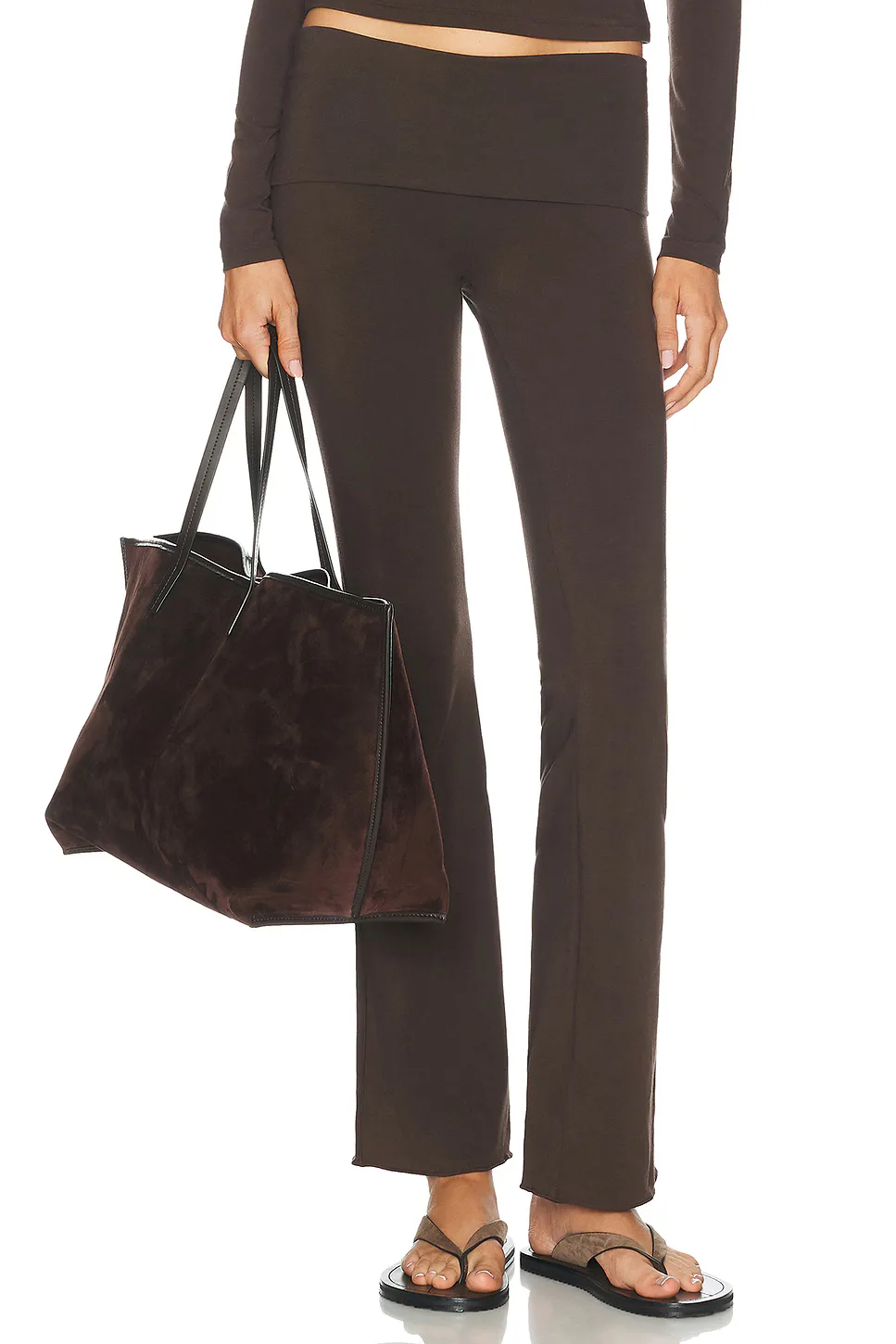 Cotton Jersey Foldover Pant by Skims